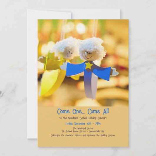 Engel Ornament Kaart (Voorkant)