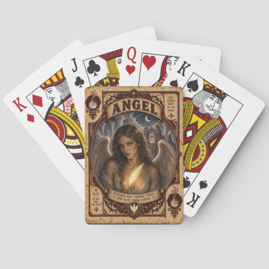 Engel, Oude Circusmonsters Pokerkaarten (Achterkant)