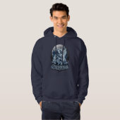 Engel Overleeft – Futuristische Straatkunst Hoodie (Voorkant volledig)