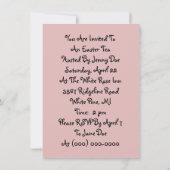  engel Paaspartij uitnodigingen (Achterkant)