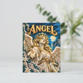 Engel, Paper Cut Monster Briefkaart (Staand voorkant)