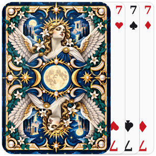 Engel, Papieren Gesneden Monster Pokerkaarten