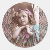  Engel Ronde Sticker (Voorkant)