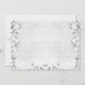 engel roze en grijs doopsel kaart (Achterkant)