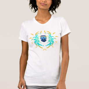 Engel schedel t-shirt