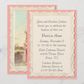 Engel Schilderen Doop Uitnodiging (Voorkant / Achterkant)