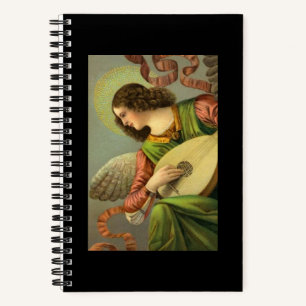 Engel Schilderij Met Mandoline Notitieboek