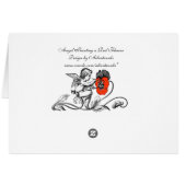 ENGEL SCHILDERT EEN RODE BLOEM MOEDERDAG (Achterkant Horizontaal)