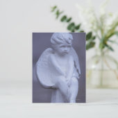 Engel sculptuur briefkaart (Staand voorkant)