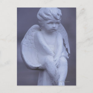 Engel sculptuur briefkaart