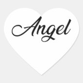 Engel Sickers Hart Sticker (Voorkant)