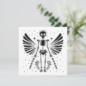 Engel skelet Gotische Kerstmis (Staand voorkant)