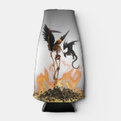 Engel Skelet Grim Reaper Draak Flesjeskoeler (Voorkant)