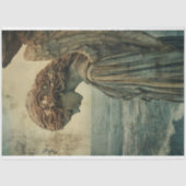 Engel standbeeld met Patina Decoupage Tissuepapier (Voorkant)