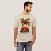 Engel Super Held ontwerp T-shirt (Voorkant volledig)
