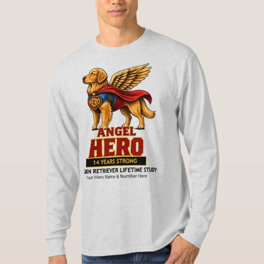 Engel Superheld ontwerp T-shirt (Voorkant)