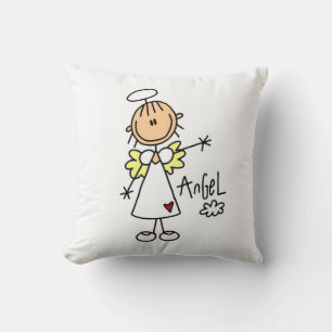 Engel T-shirts met Stick Figure en Cadeaus Kussen