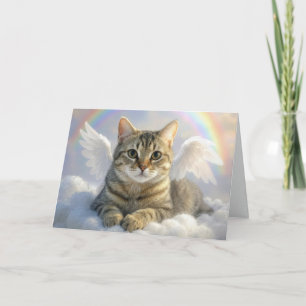 Engel Tabby Kat voor Huisdierverlies Kaart