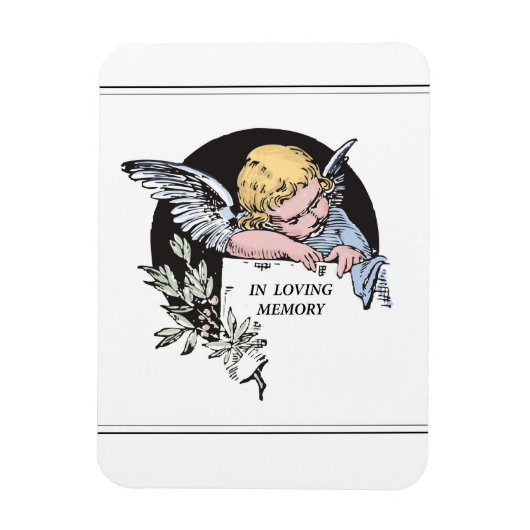 Engel ter liefdevolle herinnering, Klassiek ter na Magneet (Verticaal)