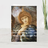 Engel uit de schepping van Days Burne-Jones Kaart (Achterkant)
