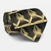 Engel uit het verleden zwevend boven Jezus Christu Stropdas (Opgerold)