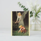 Engel und Mädchen im Wald. Briefkaart (Staand voorkant)