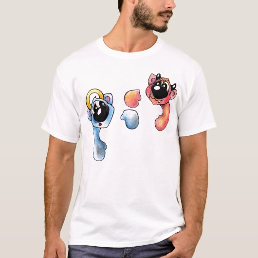 Engel und Teufel, Angel and Devil T-shirt (Voorkant)