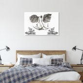 Engel Uriel Canvas Afdruk (Insitu (Slaapkamer))