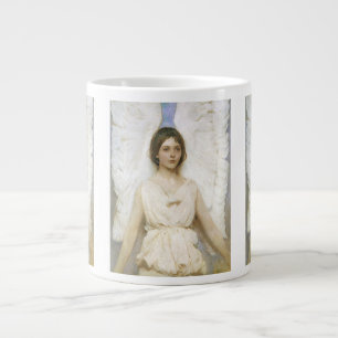 Engel van Abbott Thayer, Vintage Victoriaanse Fijn Grote Koffiekop