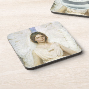 Engel van Abbott Thayer, Vintage Victoriaanse Fijn Onderzetter