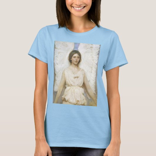 Engel van Abbott Thayer, Vintage Victoriaanse Fijn T-shirt (Voorkant)