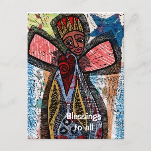 Engel van Afrika Briefkaart (Voorkant)