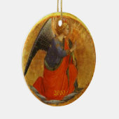 Engel van de Aankondiging Aangepaste datum Keramisch Ornament (Rechts)