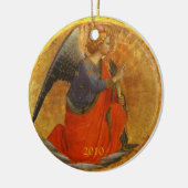 Engel van de Aankondiging Aangepaste datum Keramisch Ornament (Links)