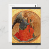 Engel van de aankondiging c1437 briefkaart (Voorkant / Achterkant)