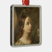 Engel van de aankondiging metalen ornament (Rechts)
