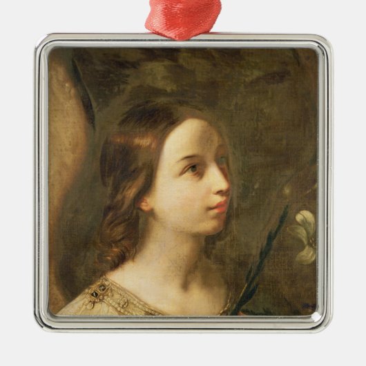 Engel van de aankondiging metalen ornament (Voorkant)