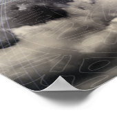 Engel van de Centrale Zon Poster (Hoek)