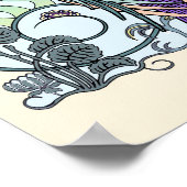 Engel van de Clouds Pastel Art Print (Hoek)