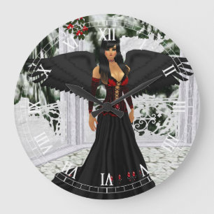 Engel van de Donkere Roman Klok van het Cijfer