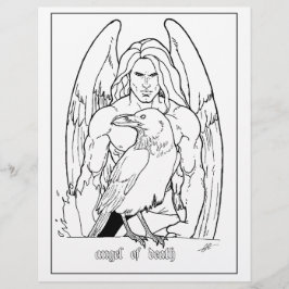 Engel van de Dood - Kleurplaat.