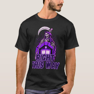 Engel van de doodgrim Reaper Scary Halloween Occul T-shirt