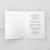 Engel van de Gebroken Hart Rouwkaart Kaart (Binnen)