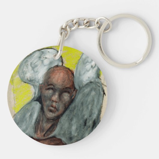 Engel van de Healing Sleutelhanger (Achterkant)