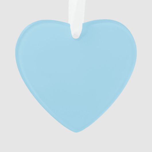Engel van de Heart Acrylic Heart Ornament (achterkant)