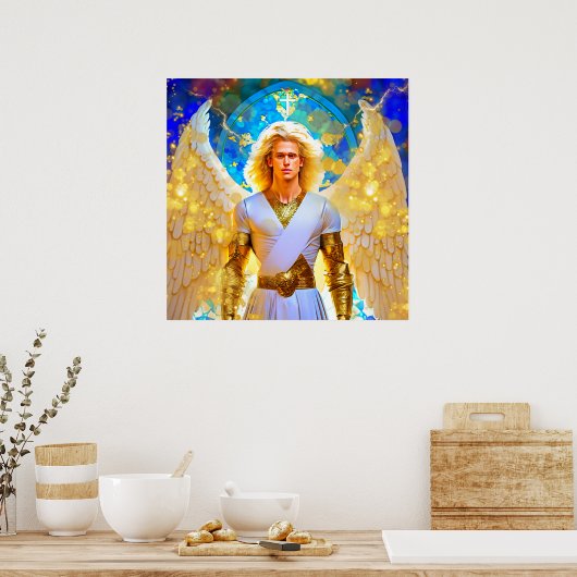 Engel van de Heer Kunst Poster (Keuken)