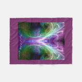 Engel van de hellingsvlies fleece deken (Voorkant (Horizontaal))