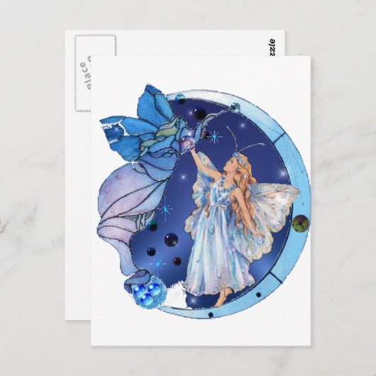 Engel van de hemel briefkaart (Voorkant / Achterkant)