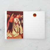 Engel van de kerstgroeten van de aankondiging (Binnen)