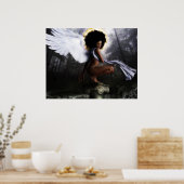 Engel van de Misten Poster (Keuken)